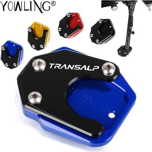 For Honda XLV 600 650 700 TRANSALP DOMINATOR NX 650 FMX 650 Motorcycle Accessories Side Stand Enlarge Plate Kickstand Extension