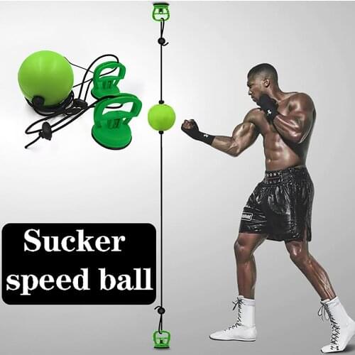 Indoor Punching Balls Floor To Ceiling Punching Bag Suction Cup Suspended Boxing Speed Ball Adult Fitness Equipment Dropshipping