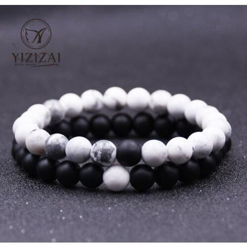YIZIZAI Black Bracelets