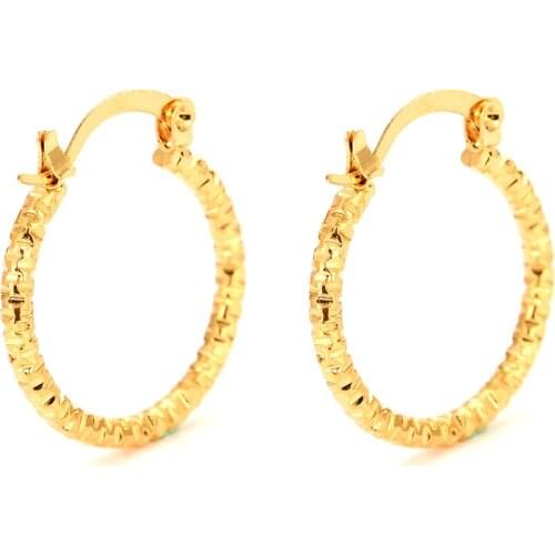Gold AfricJewelry big Hoop Earring For Women Brincos Geometric Earrings Steampunk Statement bridal wedding Party Jewelry gift