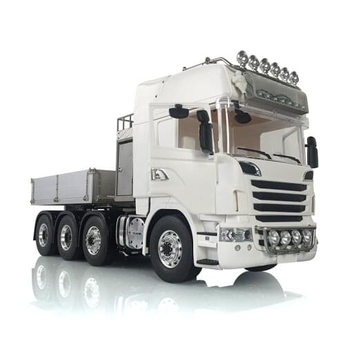 1/14 LESU Metal 8*8 Chassis Hopper Hercul Sca R730 Cabin Tractor Truck Car THZH0958-SMT3