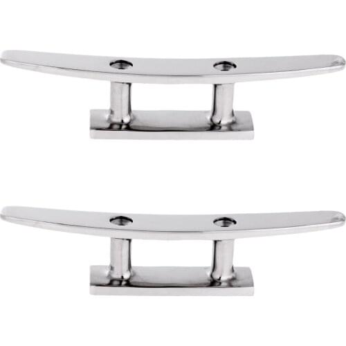2pcs/set 124mm Yacht Boat Rope Cleat - Marine Grade 316 Stainless Steel
