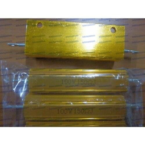 2PCS/LOT RX24-100W 150R 150 Ohm LED load resistor Aluminum Case Wirewound Resistor