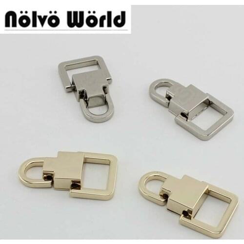 4-20 pieces Silver/Light gold finish 20X52mm sew women bags purse handbags handles strap buckle