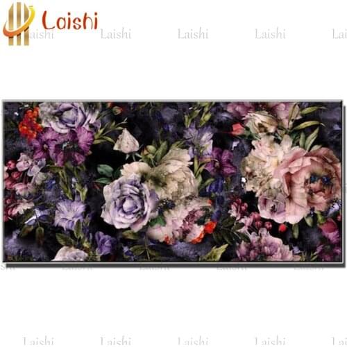 5d home decor Musk, lily diamond painting full drill square round diamond embroidery diamond art cross stitch mosaic large size