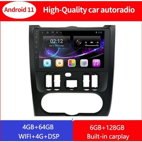 For Renault Logan Lergus Dacia Car Radio Stereo GPS Navigator 6GB Ram 128GB Rom Autoradio 2Din Android 11 Multimedia Player