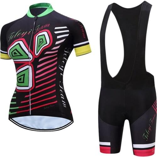 Free Shipping Women Road Bike Clothing BIB Kit 2021 Summer Cycling Jersey Set MTB Shorts Dress Female Bicycle Clothes Suit Shirt