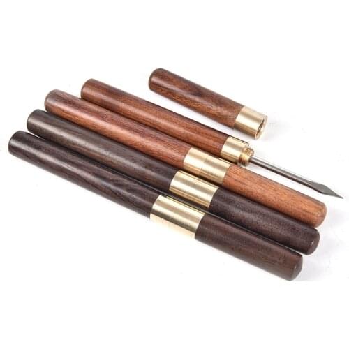 Wooden Tea Knife Tea Ceremony Accessories Puer Dedicated Tea Needle Chinese Kung Fu Teasets Spiral