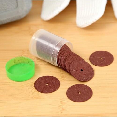 Dophee Free Shipping Good 24mm Reinforced Cut Off Grinding Wheels Rotary Metalworking 36 Red Disc Hobby Tool Bit Dremel