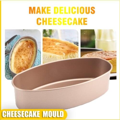 Oval Cheesecake Pan Meatloaf Bread Mold Non-stick Aluminum Baking Baking Suitable For Oven And Instant Pan Baking Homemade Cake