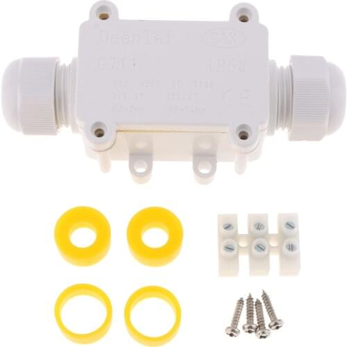 IP68 Top Waterproof Electrical Junction Box 2 Way Electric Box For Cables