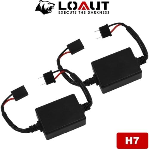 LOAUT Tailor-made for Sagitar H7 Canbus Car Light Fog Lamp Cancel Error ! No Video Noise! Decoder for HID LED Headlight