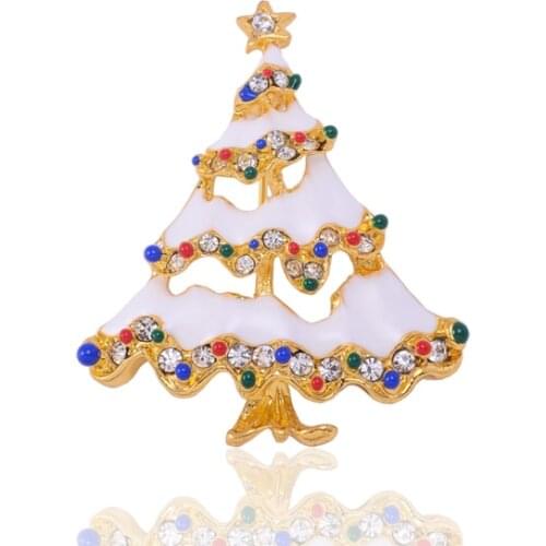 China Rhinestone jewelry zinc alloy Christmas old man CC Design brooch pins for women wdding bouquet dress clothes pins X0274