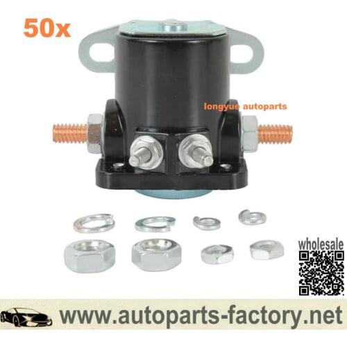 Longyue 50pcs Starter Solenoid Relay SW-3 B6AZ-11450-A For Ford Jeep Lincoln Mercury 1958-1991