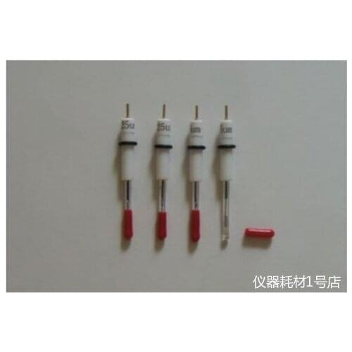 Gold disc microelectrode, 25um diameter gold disc microelectrode