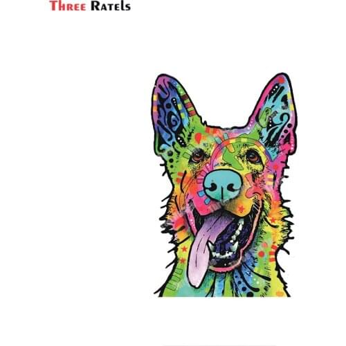 Three Ratels B350 Enjoy It Dean Russo Vinyl Car Decals German Shepherd Stickers