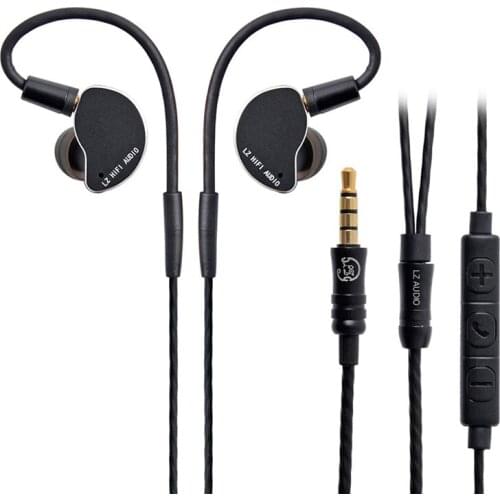2019 LZ Z04A In Ear Earphone Dynamic Drive HIFI IEM Metal Headset Earbud With Detachable Detach MMCX Cable MMCX Detachable LZ A6