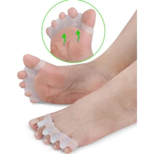 New Arrivals Foot Care Gel Bunion Protector Silicone Gel Hallux Valgus Correction Toe Separators Orthopedic Straightener