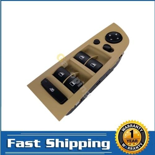 Window Control Switch High match with beige panel Driver Regulator Outside Mirror Button For BMW E90 E91 325i 328 330i 335i M3