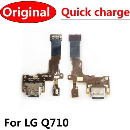 Original USB Charging Port Dock Connector Board Flex Cable With Microphone For LG Stylo 4 Q710 Q710MS Q710CS L713DL