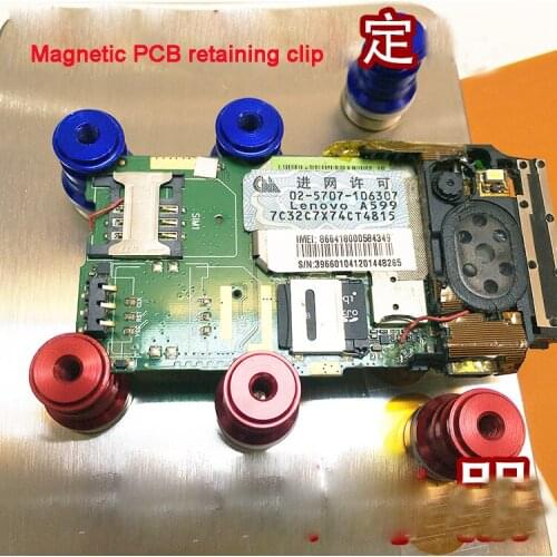 Circuit board PCB mobile phone maintenance electronic tool mainboard maintenance mobile phone tail plug magnetic fixture fixture