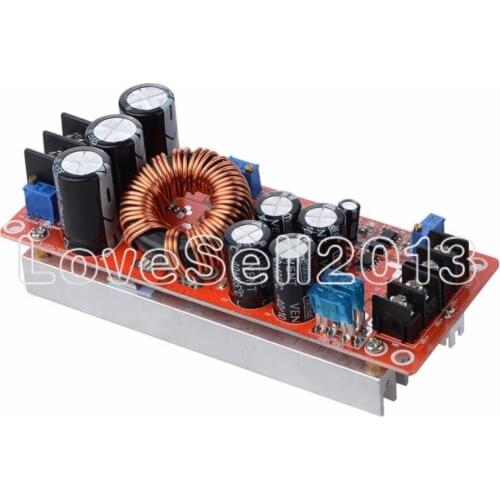 DC 20A 1200W Boost Constant Current Module Variable Voltage Power Supply IN 8-60V Top Quality