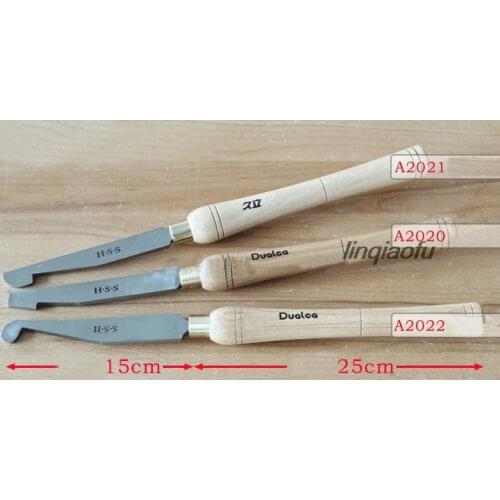 A2020 A2021 A2022 HSS Side Cutting Scrapers, Woodturning Tools
