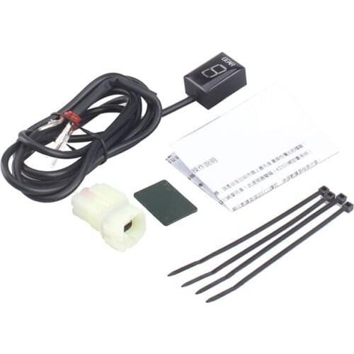 Motorcycle LED Gear Indicator Waterproof for Kawasaki ER6N Ninja 300 ZX6R ZX10R Z800 Gear Display Red