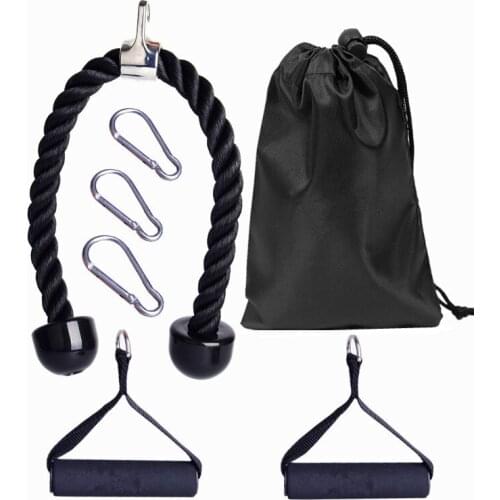 Fitness DIY Pulley Cable Machine Lifting Arm Biceps Triceps Blaster Rope System Hand Strength Trainning Home Gym Workout Equipme