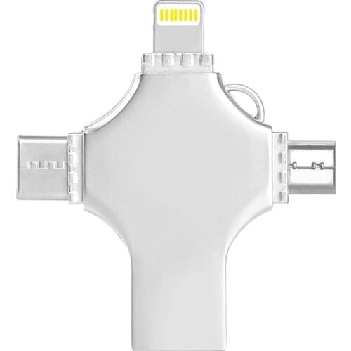 IPhone USB Flash Drive 3.0 16GB 32GB Pendrive 64GB USB Stick 128GB 256GB HD Flash Memory USB Cle For iPhoneXS Android PC Type C