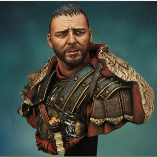 1/10 Resin bust figure model kit Movie role war Rome general Unpainted X06