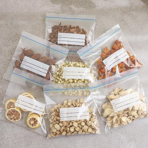 1 Set Food Fresh-keeping Bag Sealed Reusable Vegetable Fruit Storage Preservation Bag Freezer Food No Odor Organizer for Kitchen