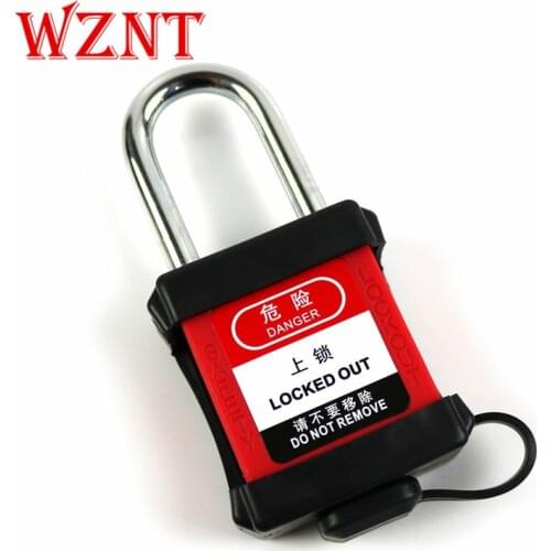 NT-38SR1 38mm Red Safety Lockout Palcok Safe lock with dust proof cover