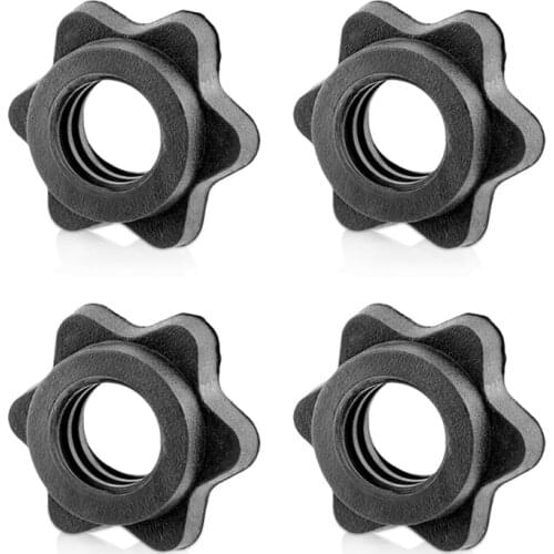 4pcs Weight Lifting Dumbbell Bar Supplies Spinlock Collars Screws Clamps Dedicated For Dumbbell Bar Accessories