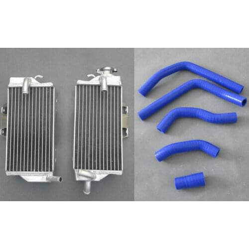 Aluminum Racing Radiator + Silicone Radiator Hose For Honda CR125 CR125R CR 125R 07 06 05 2005 2006 2007