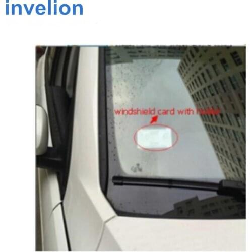 Anti-tamper epc gen2 vehicle rfid label sticker long range 840-960mhz uhf rfid windshield tag for parking systems