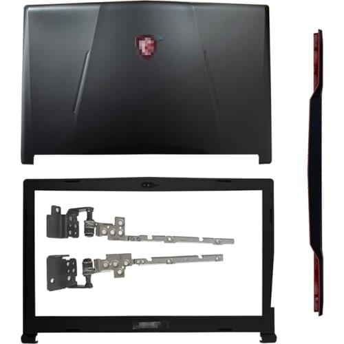 Black NEW For MSI GL63 MS-16P4 Series Laptop LCD Back Cover/Front Bezel/Hinges Rear Lid TOP case