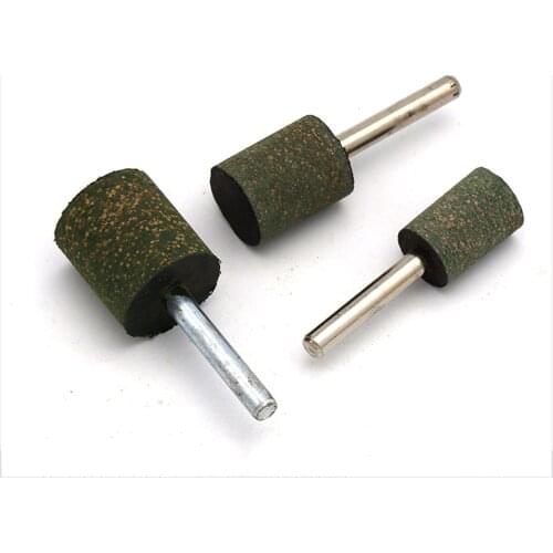 16/20/25mm Cylinder Abrasive Rubber Polishing Burr Mounted Point 1/4'' Shank