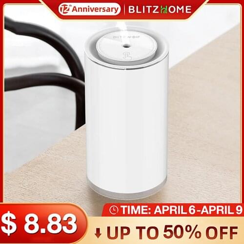 Blitzwolf BW-FUN2 400mL Electric Humidifier With LED Light Touch Control USB Car Air Humidifier Mist Diffuser for Home Office