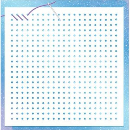 Square Stitch Background Metal Cutting Dies Scrapbooking DIY Crafts Card Photo Making Embossing Stencil New Supplies 2020