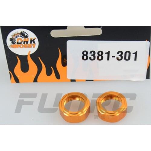 RC Cars DHK Hobby 8381-301 Metal Shock Adjustment Knob Absorber Adjust Ring 8384 8382 Remote Control Genuine Parts Accessories
