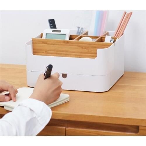 Xiaomi Multi-functional Drawer Type Desktop Storage Box Cosmetic Storage Display Box Glove Box Bathroom Holder Accessories