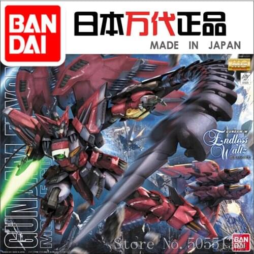 Bandai Gundam Model IN-Stock Assembly 70379 MG 1/100 EW OZ-13MS Epyon Gundam ROBOT Figure Anime Toys Figure Gift