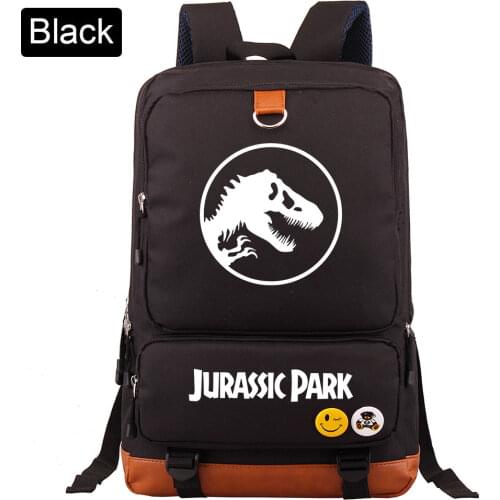 Fashion Adventure Dinosaur Jurassic Park World Boy Girl Book School Bag Women Bagpack Teenagers Schoolbags Men Student Backpack