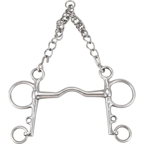 127MM Horse Bits Stainless Steel Equestrian Mouthpiece Snaffle for Horse Riding Racing Halters Bit Equipment