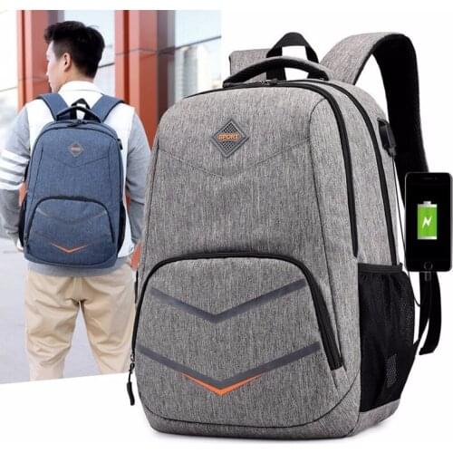 Oxford 16 Inch Laptop Backpack Men USB Charging Waterproof Travel Backpack Women Rucksack Male Vintage School Bag mochila X2-34