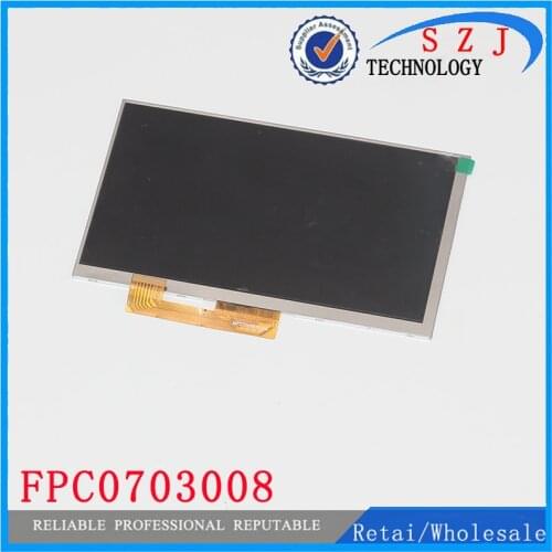 Original 7'' inch LCD Display Matrix FPC0703008_A FPC0703008 3G TABLET 1024*600 LCD Screen Lens Frame replacement Free Ship