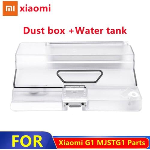 Original Xiaomi G1 MJSTG1 Mop Bracket Water Tank Dust Box With Filter Parts Robot Vacuum Cleaner Mop Cloth Tray Accessroies