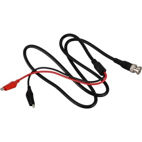 P1011 BNC Q9 Male Double Dot Crocodile Oscilloscope Lead Test Probes Cable 1M CNIM Hot
