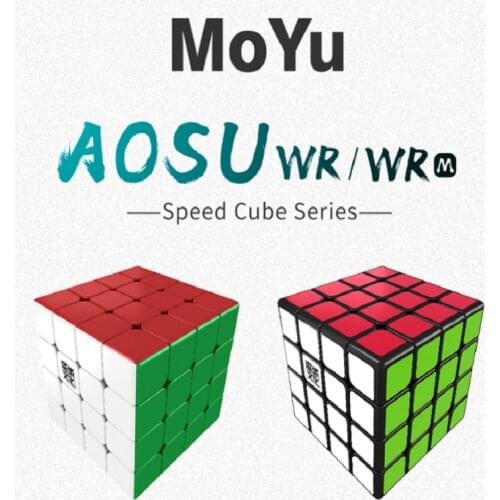 [Picube]MoYu aosu WR 4x4x4 59mm Cube and WRM 4x4 Magnetic Magic Cube Puzzle Professional WR M Speed Cube Educational Kid Toys
